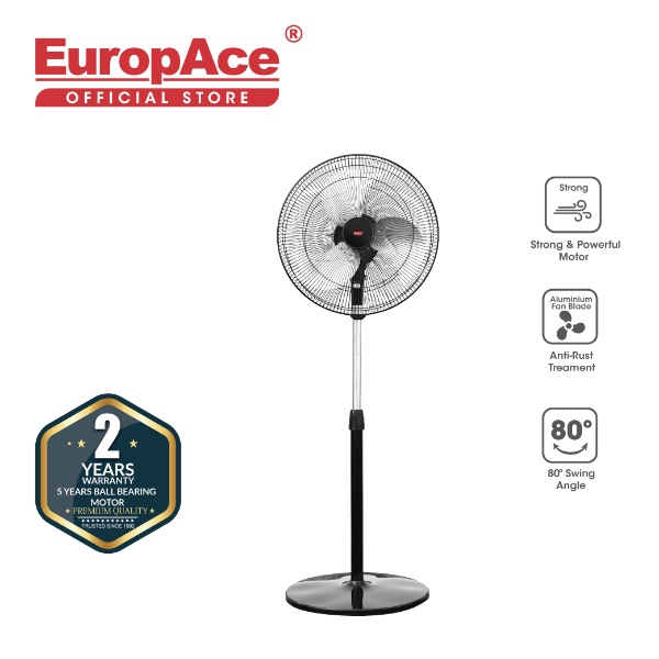 EuropAce 18" Power Oscillating Fans